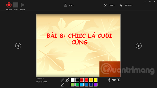 How to record and record PowerPoint slides Picture 5
