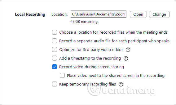 How to record online learning videos on Zoom Meeting Picture 5