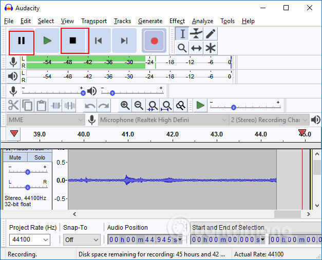 How to record using Audacity on a computer Picture 3