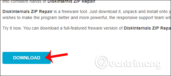 How to recover a corrupted zip file with ZIP Repair from DiskInternals Picture 1