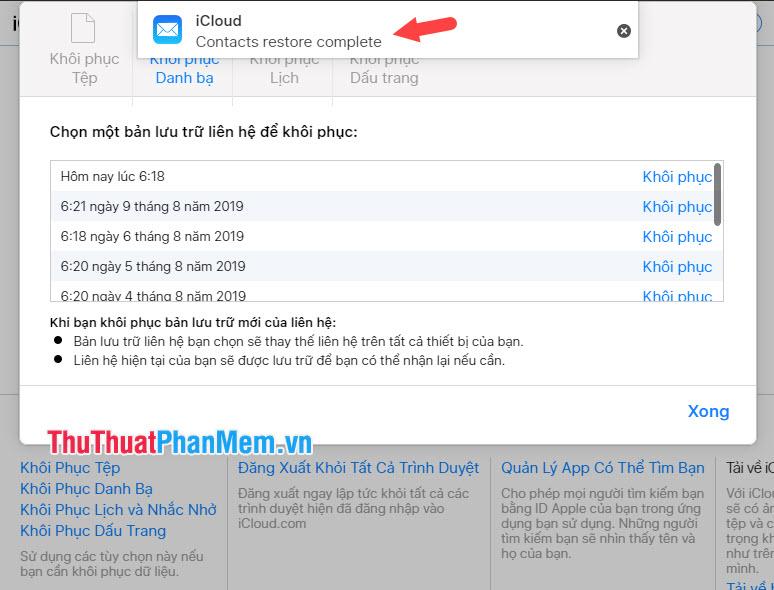 How to recover deleted files on iCloud Drive Picture 7