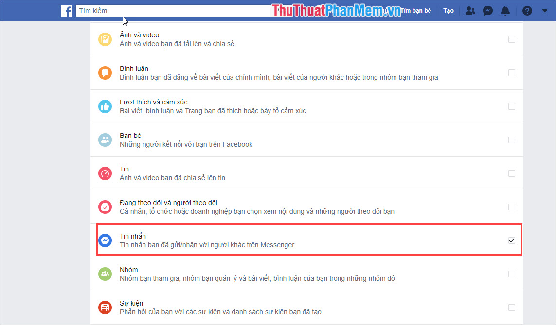 How to recover deleted messages in Facebook fastest Picture 4