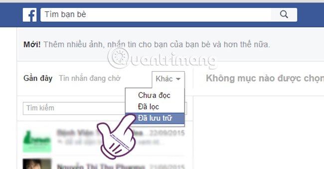 How to recover deleted messages on Facebook Picture 3
