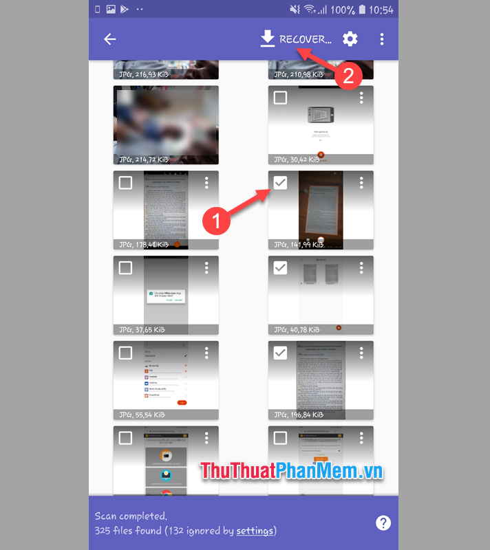 How to recover deleted photos on Android phones Picture 4