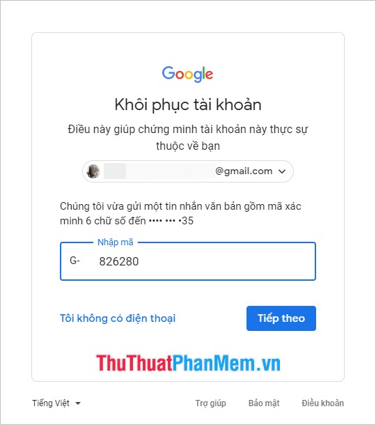 How to recover Gmail account when password is forgotten Picture 13
