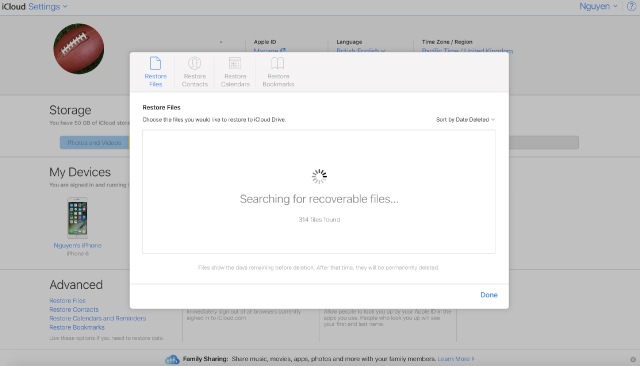 How to recover iCloud data when mistakenly deleted Picture 3
