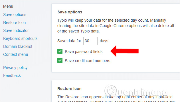 How to recover the content entered on the website Picture 10