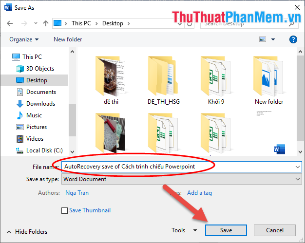 How to recover unsaved, unsaved Word files when the power goes out suddenly Picture 10