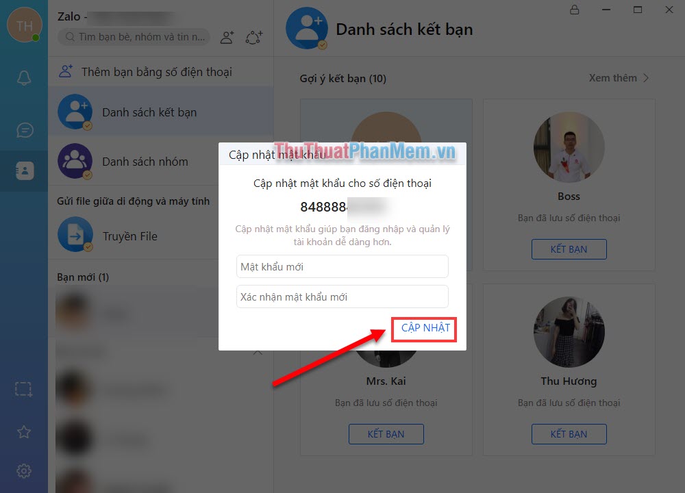 How to recover Zalo password on your phone and computer quickly Picture 13