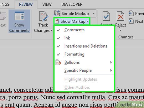 How To Redline A Document In Microsoft Word - TipsMake.com