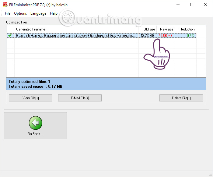 How to reduce PDF file size by software Picture 11