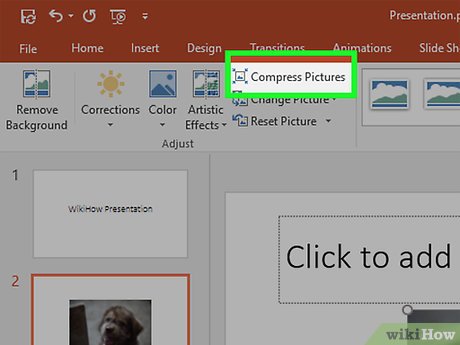 Picture 2 of How to Reduce Powerpoint File Size