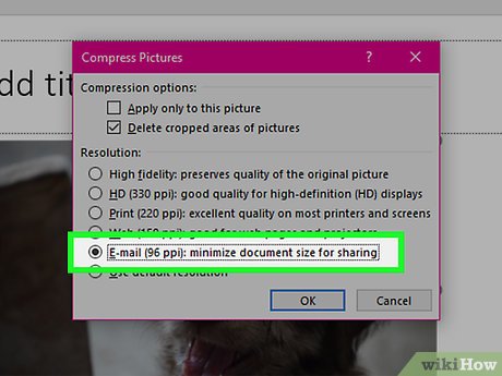 Picture 4 of How to Reduce Powerpoint File Size