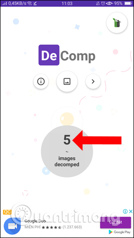 How to reduce the size of photos on Android with DeComp Picture 12