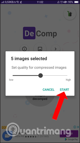 How to reduce the size of photos on Android with DeComp Picture 7