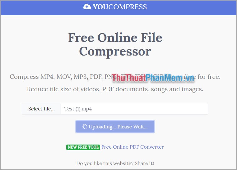 How to reduce the size of Video online without software Picture 4