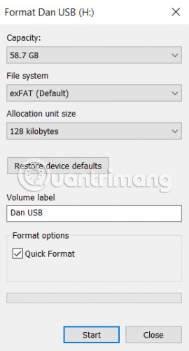 How to reformat an external hard drive does not cause data loss Picture 1