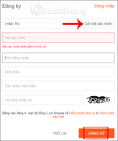 How to register a Shopee account on a computer Picture 2