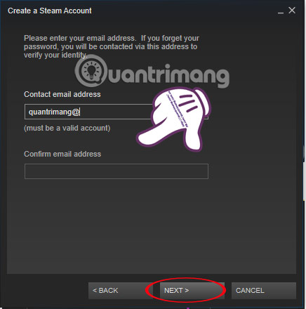 How to register a Steam account on your computer? Picture 9