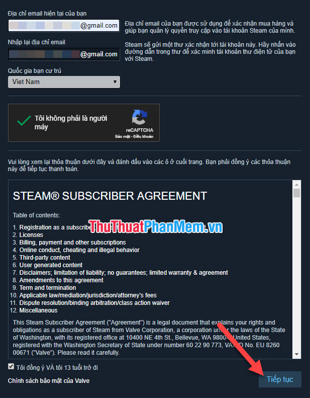 How to register and create a Steam account on your computer or laptop Picture 3