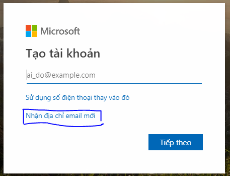 How to register, create a HotMail account, Outlook Express 2019 Picture 2