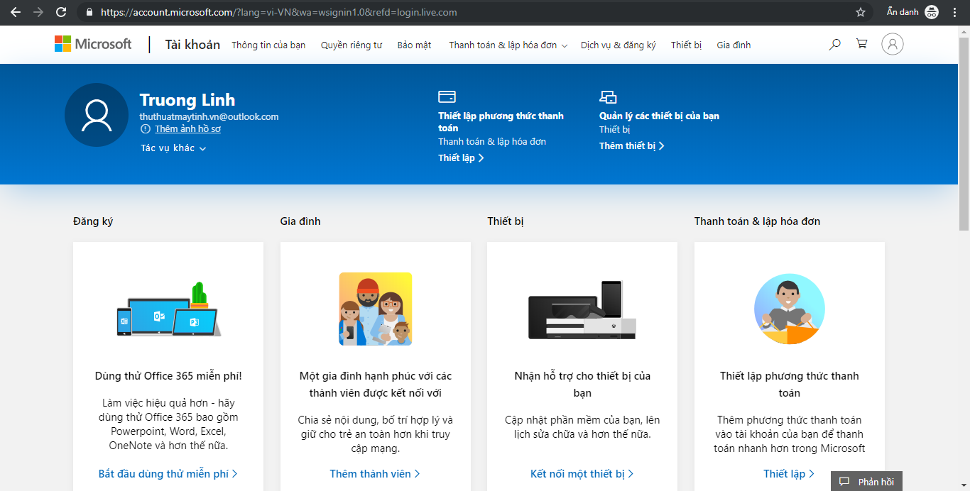 How to register, create a HotMail account, Outlook Express 2019 Picture 8