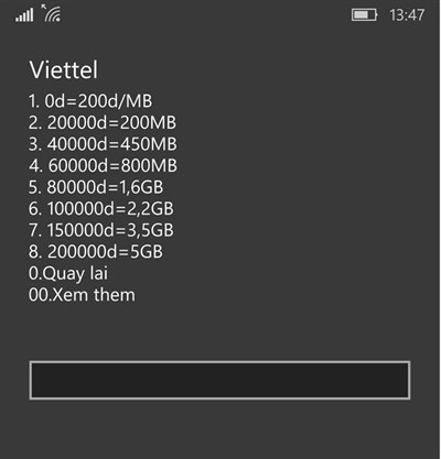 images 1 of How to register for 4G Viettel package