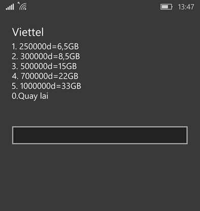images 1 of How to register for 4G Viettel package