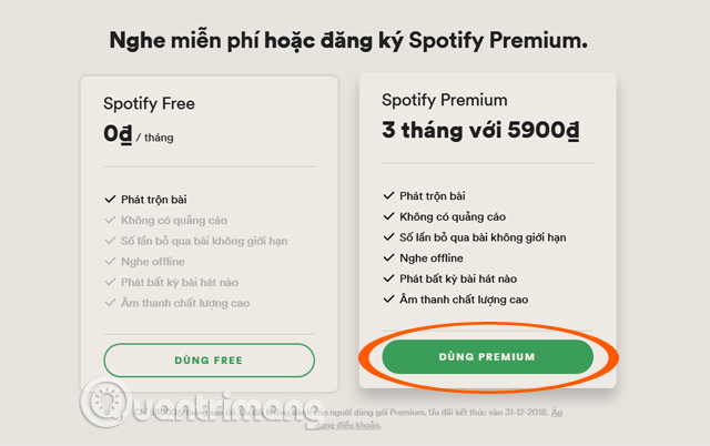How to register for Spotify Premium package with only VND 5,900 Picture 5