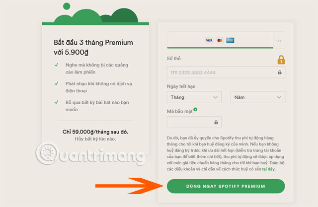 How to register for Spotify Premium package with only VND 5,900 Picture 7