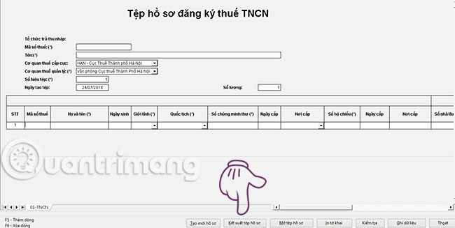 images 3 of How to register online, online tax code quickly, neatly