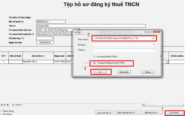 images 9 of How to register online, online tax code quickly, neatly