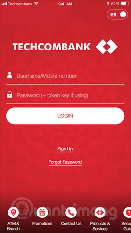 How to register Techcombank Smart OTP to get the authentication code Picture 2