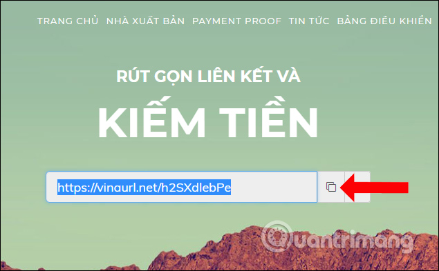 How to register to make money shortened link with Vinaurl Picture 5