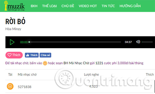 Picture 6 of How to register Viettel waiting music