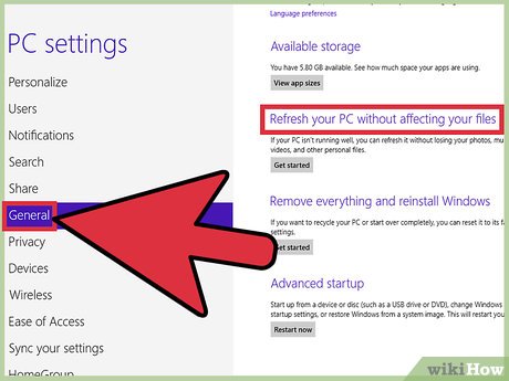 How to Reinstall Windows 8 Without a CD Picture 3