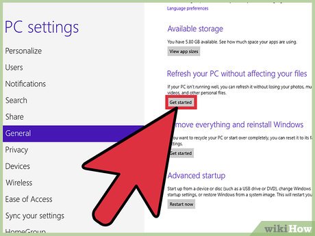 How to Reinstall Windows 8 Without a CD Picture 4