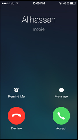 How to reject an unwanted call on iPhone Picture 2