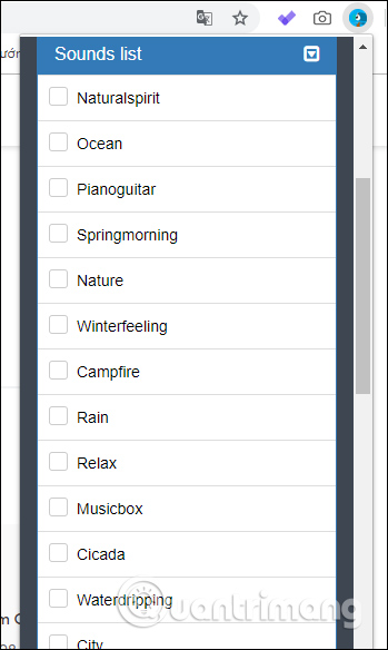 How to relax with sound on Google Chrome Picture 3