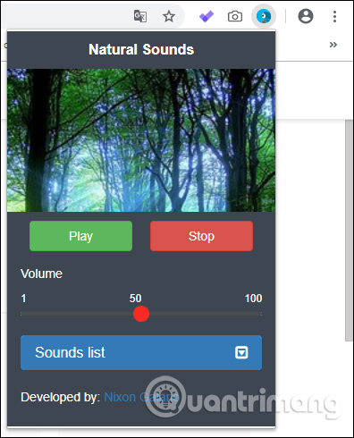 How to relax with sound on Google Chrome Picture 4