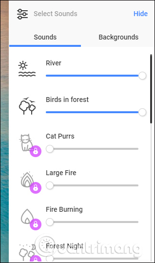 How to relax with sound on Google Chrome Picture 5