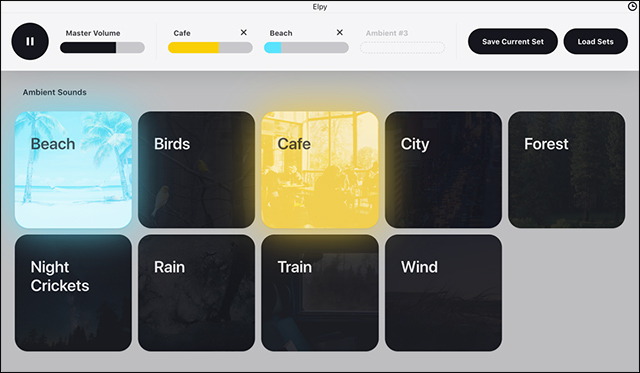 How to relax with sounds on Elpy Windows 10 Picture 5