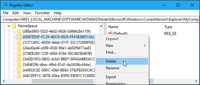 How to remove '3D Objects' from This Pc on Windows 10 Picture 6