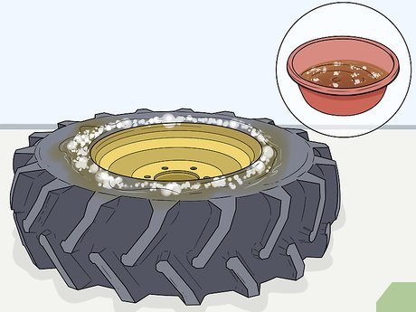 How to Remove a Tractor Tire from the Rim Picture 5