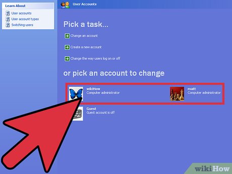 How to Remove a Username from the Windows XP Login Screen Picture 3