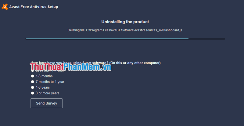 How to remove Avast Free Antivirus completely from the computer Picture 7