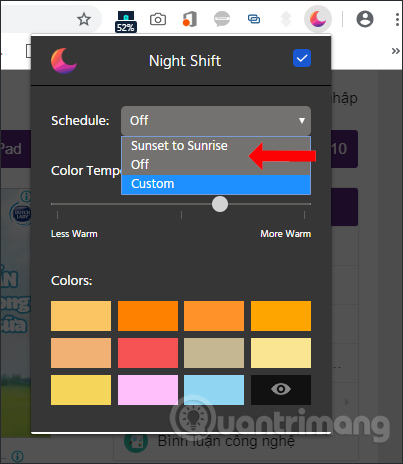 How to remove blue light on Chrome Picture 5