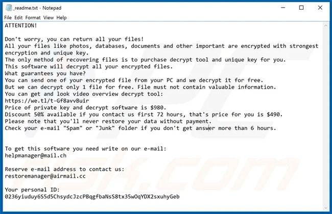 How to remove Moba ransomware from the operating system Picture 1