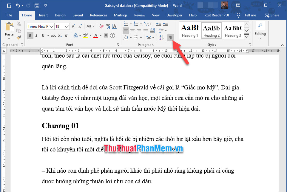 How to remove page breaks in Word - TipsMake.com