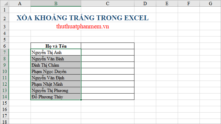How to remove spaces in Excel Picture 10